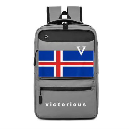 Victorious eldur og ís (Icelandic Gym Backpack)