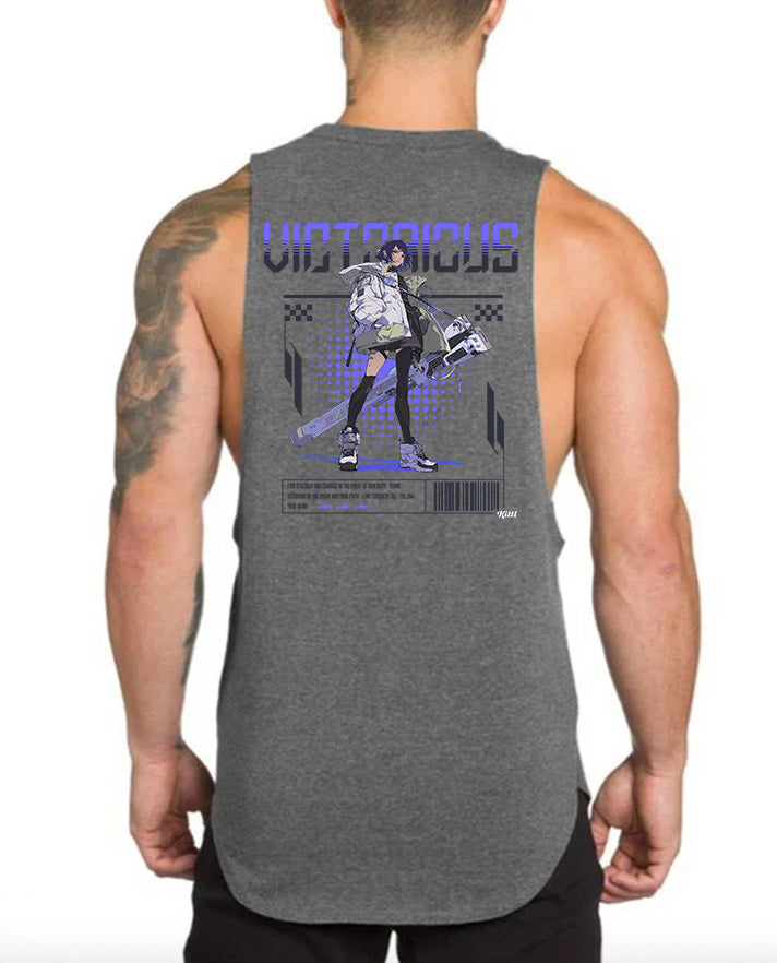 Victorious Heroic Spirit (High-Neck Gym Tank-Top)