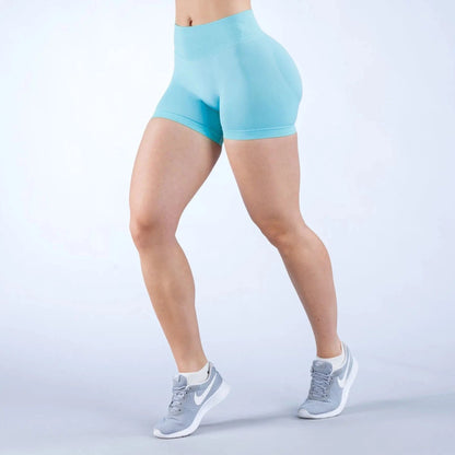 Light Blue / XS Island XXIIV Low-Rise Women’s High-Impact Sports Shorts by Victorious