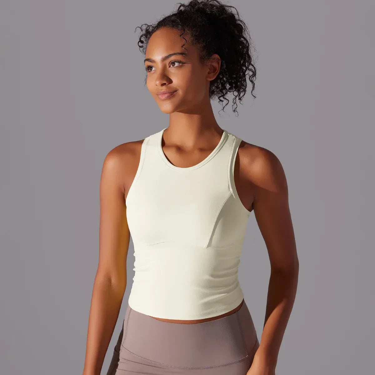 Light Ivory / S Victorious VictoryBoost Sports Tank Top