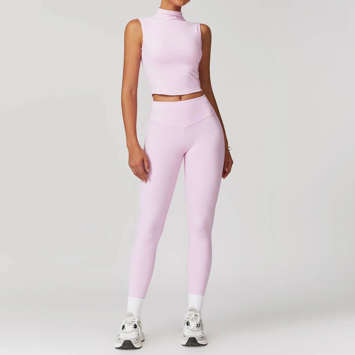 Lilac Pink 1 / M 2PCS Fitness Skirt & Bra for Yoga & Fitness - Victorious Shieldmaiden Grace Set