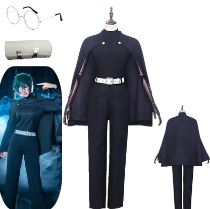 Maki Zenin Jujutsu Kaisen Cosplay Blue/ Short Hair