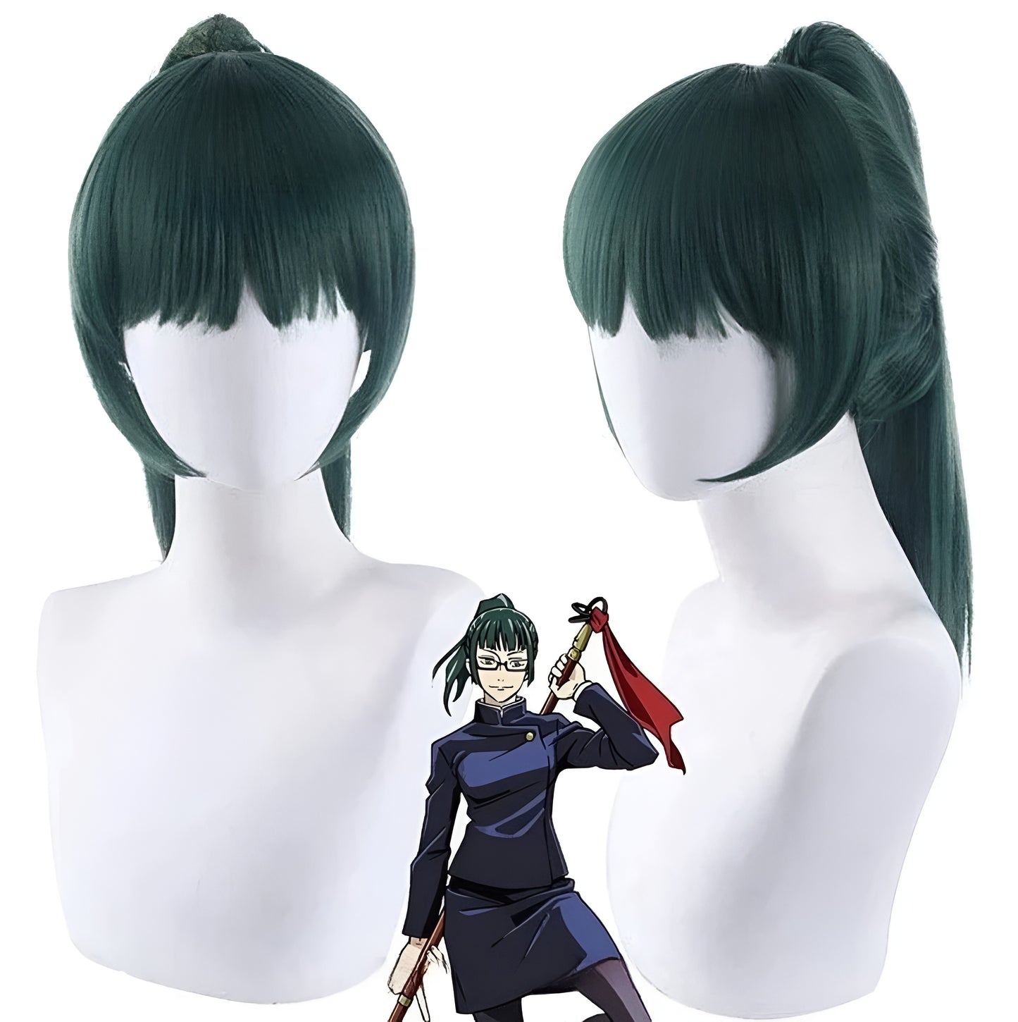Maki Zenin Black and Blue Cosplay / Jujutsu Kaisen Cosplay