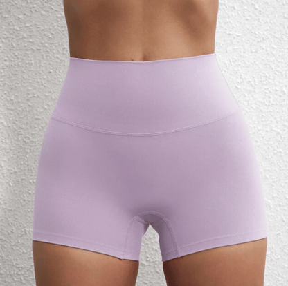 orchid / S-2 Women's 3" Gym Shorts / Yoga shorts (Ellie Seattle)