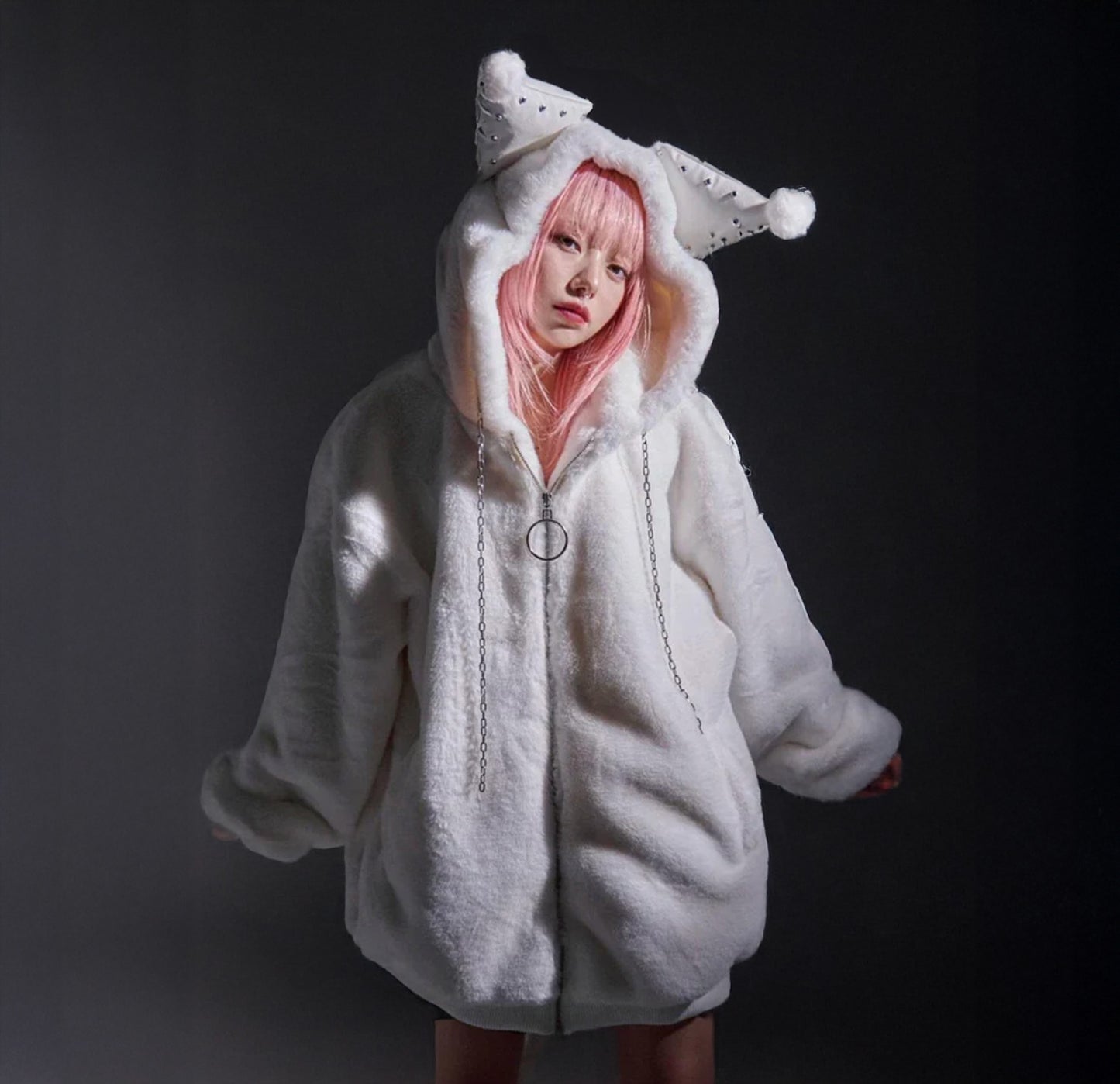 Victorious Celestial Fox Fluff Jacket