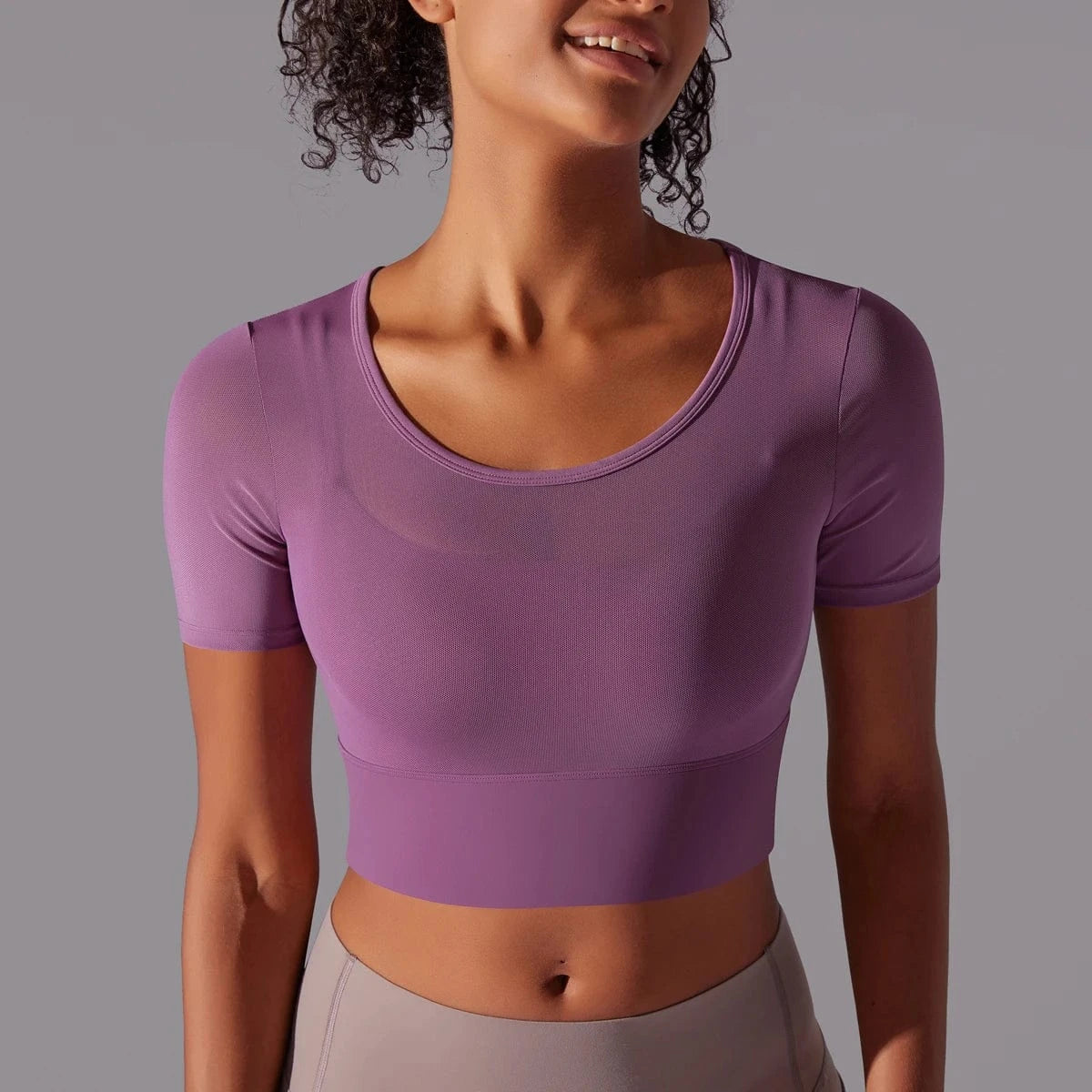 Purple / S Victorious ExoShape Sports Top