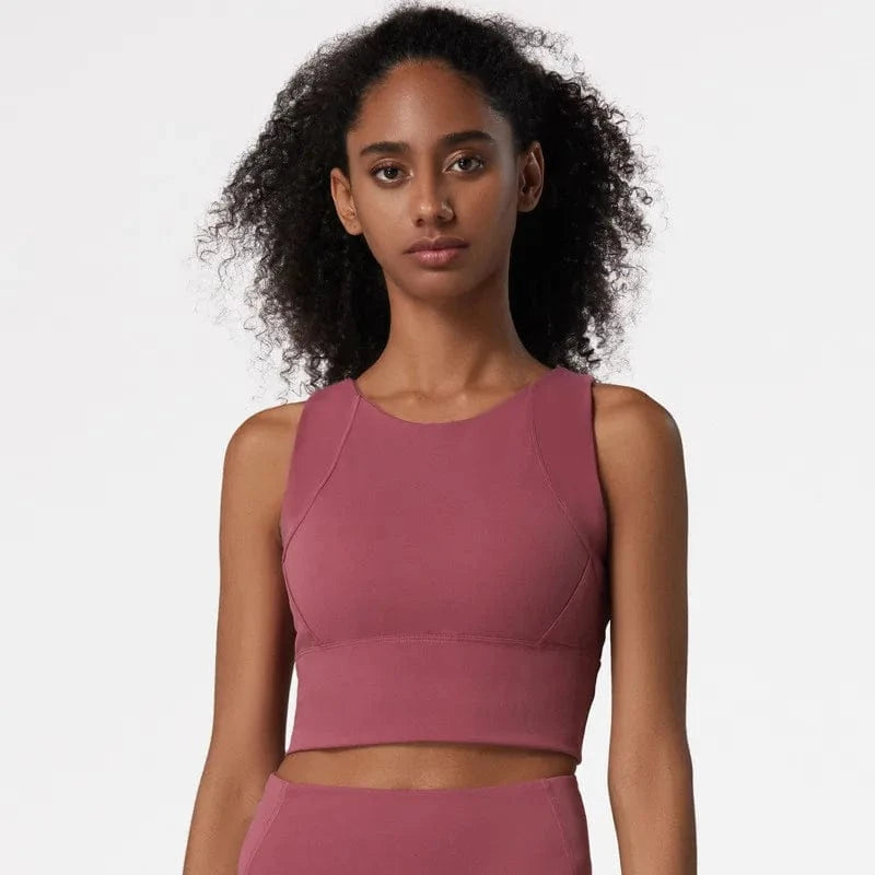 Red bean paste / S Victorious Void Velocity Sports Bra