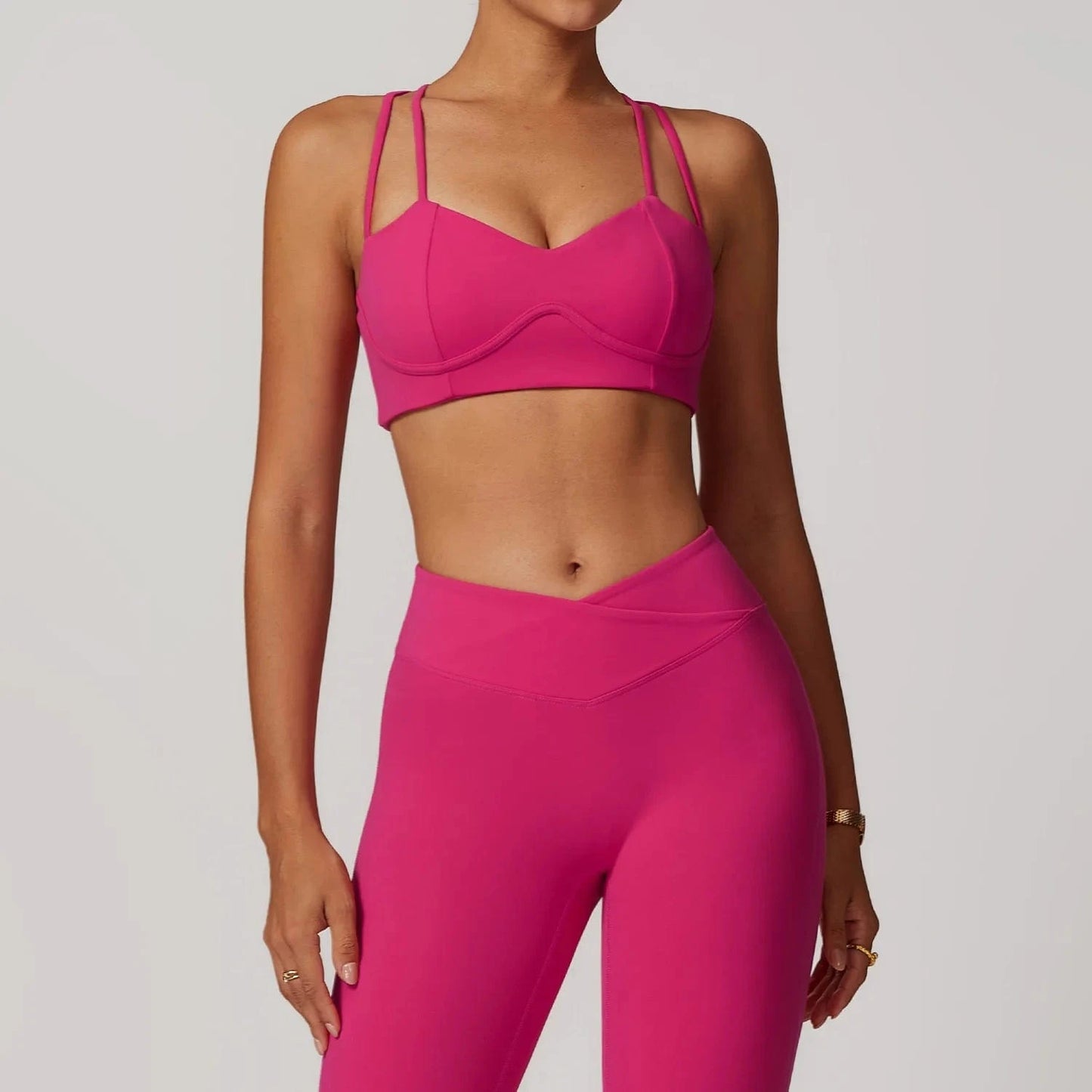 Rose / M Victorious EnduraFlow Sports Bra