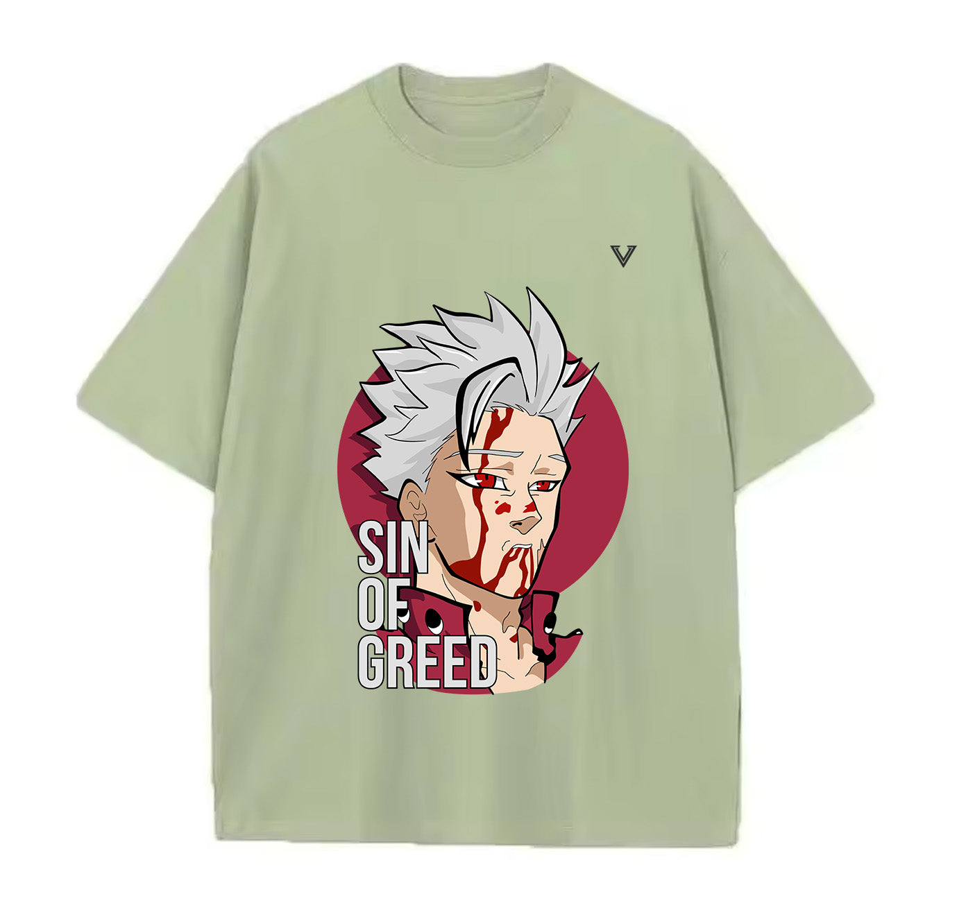 Sin of Greed (Seven Deadly Sins) Anime Oversize T-Shirt