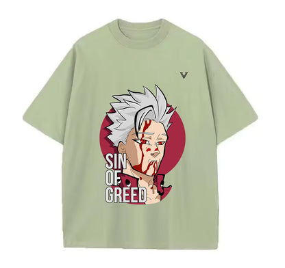 Sin of Greed (Seven Deadly Sins) Anime Oversize T-Shirt