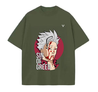 Sin of Greed (Seven Deadly Sins) Anime Oversize T-Shirt