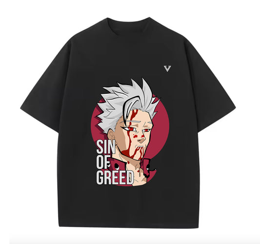 Sin of Greed (Seven Deadly Sins) Anime Oversize T-Shirt
