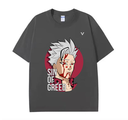 Sin of Greed (Seven Deadly Sins) Anime Oversize T-Shirt