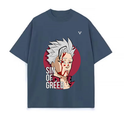 Sin of Greed (Seven Deadly Sins) Anime Oversize T-Shirt