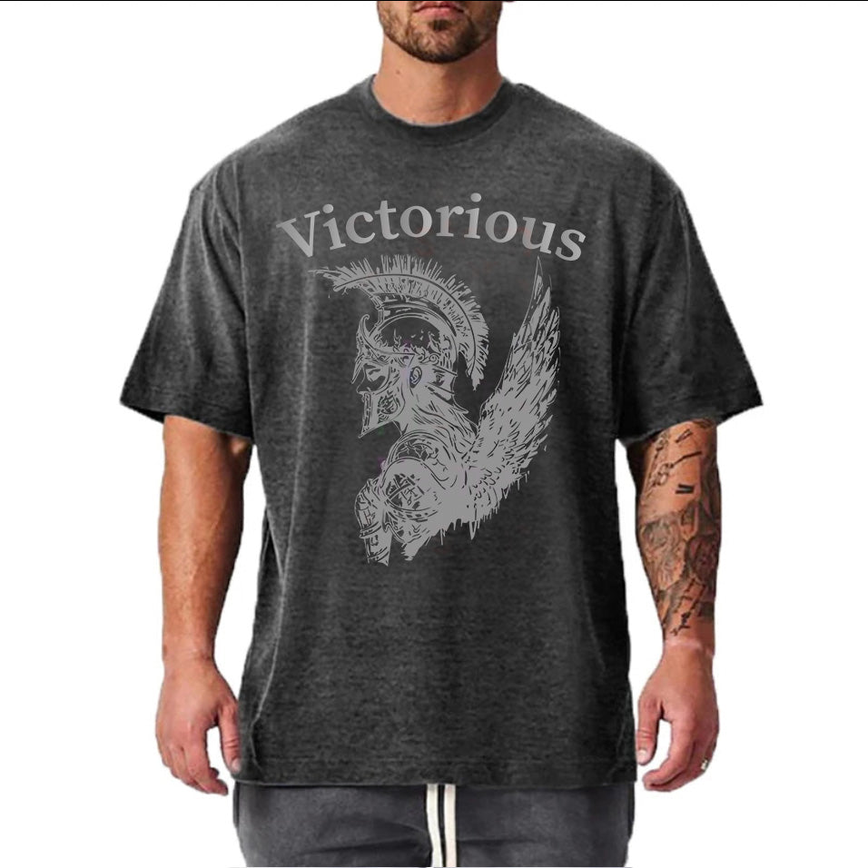 Victorious Valkyrie's Battle (Oversize Gym T-shirt)