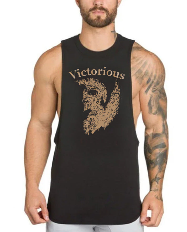 Victorious Valkyrie's Battle (Men Gym Tank-Top)