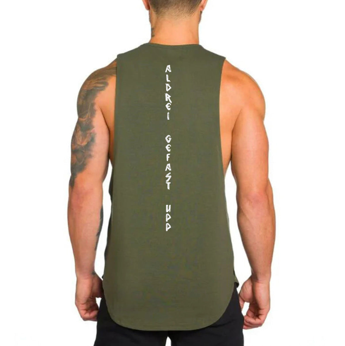 Victorious sigrast á (Low Neck) (Icelandic Gym Tank top)