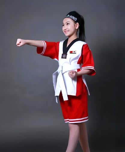 Korea Taekwondo Uniform  / MMA Martial arts / Karate Basic Training Adults & Kids Uniform