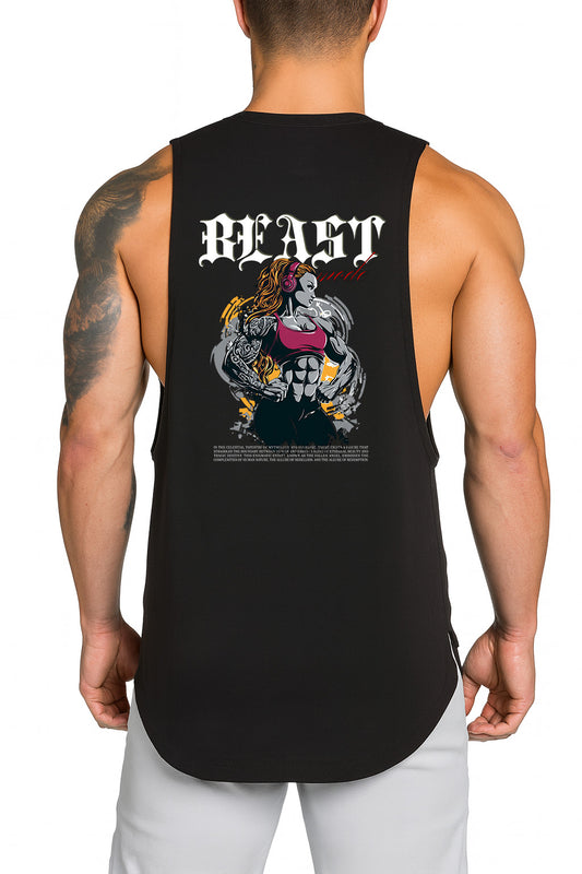 Victorious Beast Mode (Vel’kaaris) High-Neck Gym Tank-Top