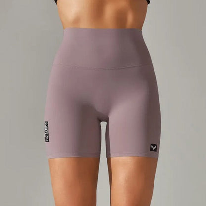 Taupe / XS NovaFlex Biker Sport Shorts by Victorious – High-Performance Activewear for Training, Gym & Everyday Comfort