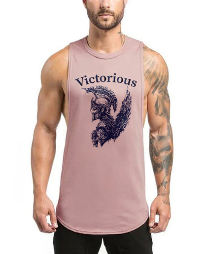 Victorious Valkyrie's Battle (Men Gym Tank-Top)