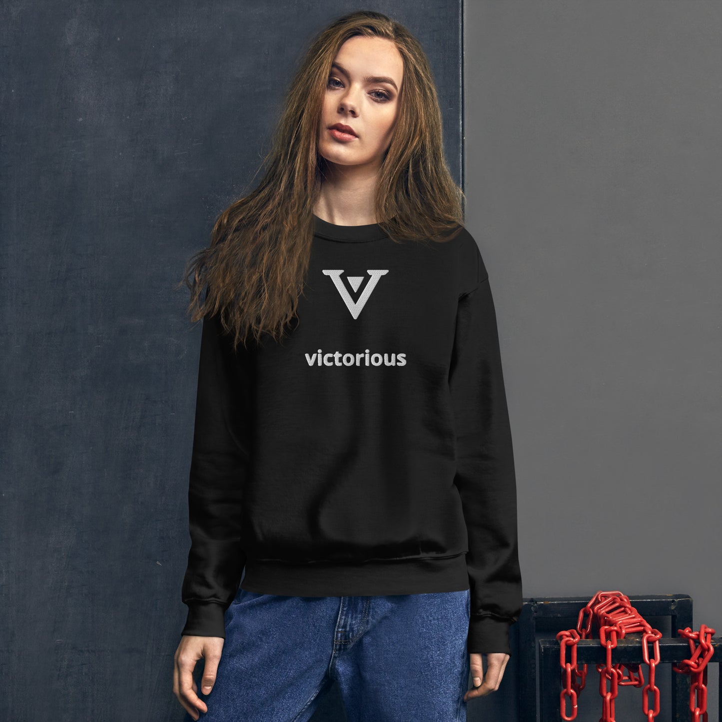 Victorious Obsidian Strength (Unisex) Sweatshirt