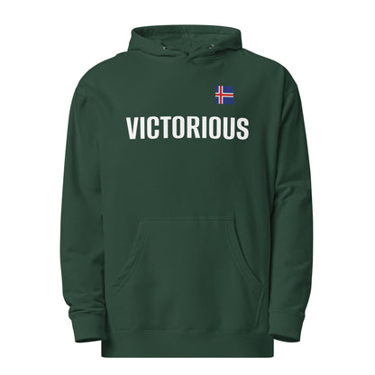 Victorious Eldur og ís (Icelandic) Unisex midweight hoodie