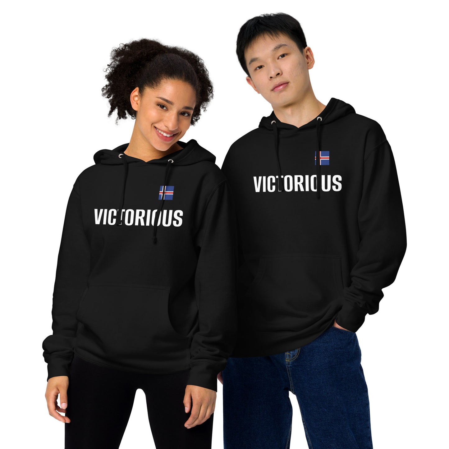 Victorious Eldur og ís (Icelandic) Unisex midweight hoodie