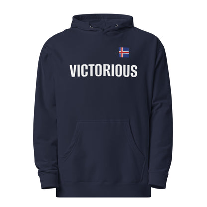 Victorious Eldur og ís (Icelandic) Unisex midweight hoodie