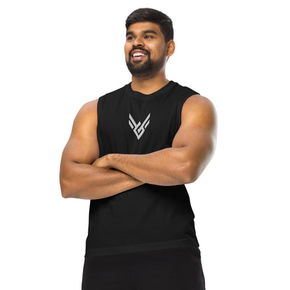 Victorious Classic Embroidered Tank Top (Black)