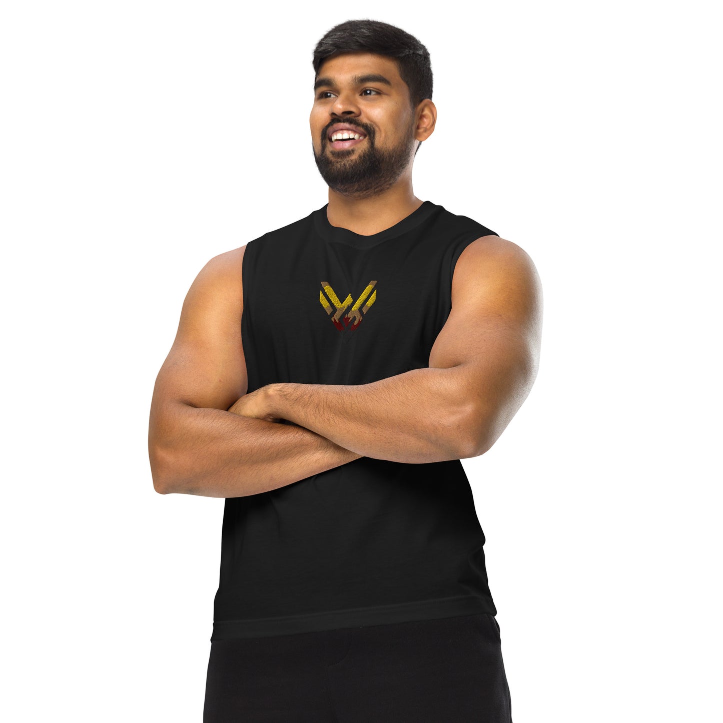 Victorious Classic Embroidered Tank Top (Golden)