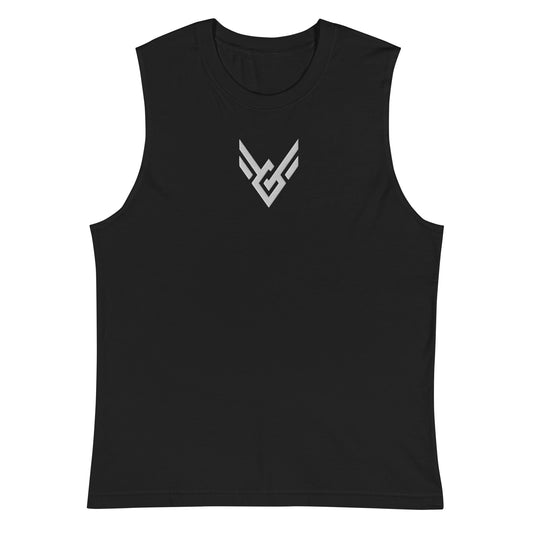 Victorious Classic Embroidered Tank Top (Black)