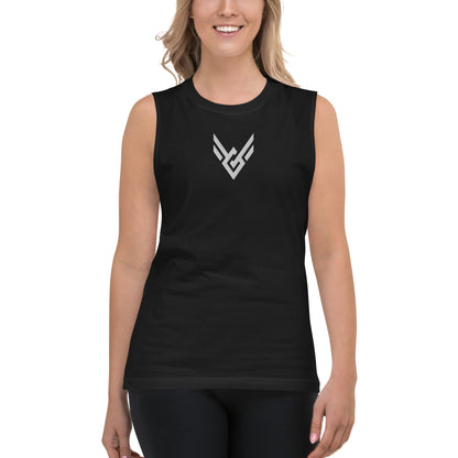 Victorious Classic Embroidered Tank Top (Black)