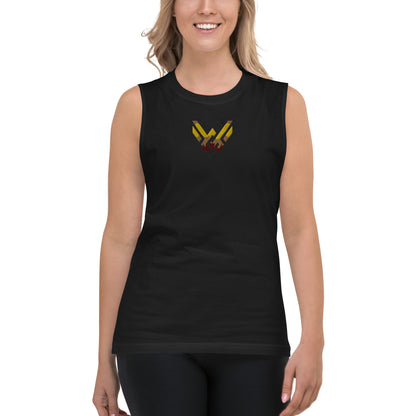 Victorious Classic Embroidered Tank Top (Golden)