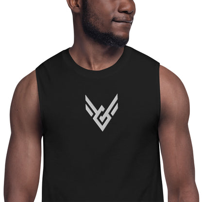 Victorious Classic Embroidered Tank Top (Black)