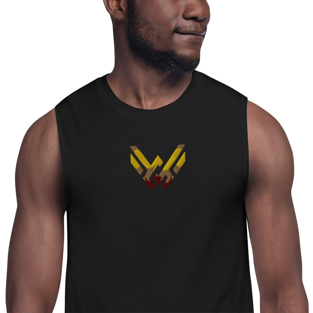 Victorious Classic Embroidered Tank Top (Golden)