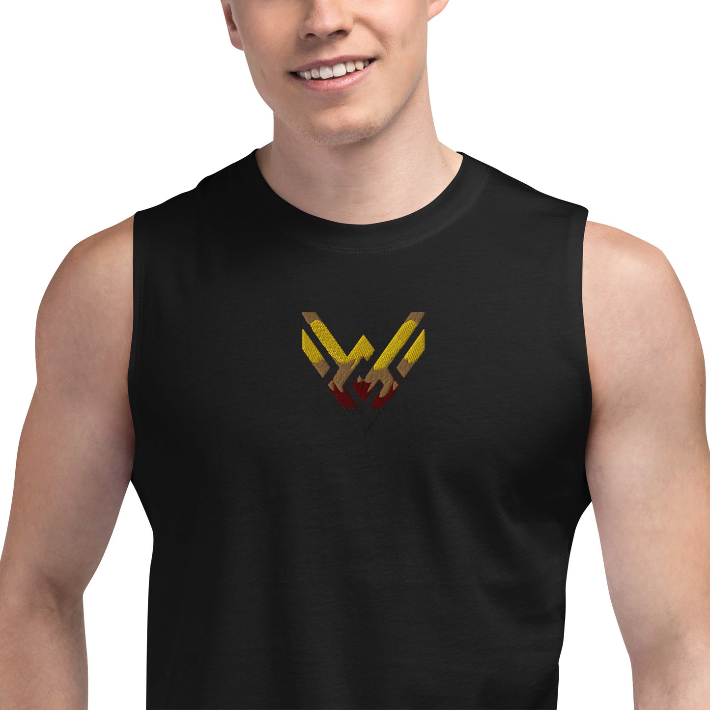 Victorious Classic Embroidered Tank Top (Golden)