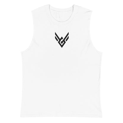 Victorious Classic Embroidered Tank Top (White)