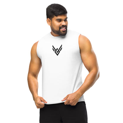 Victorious Classic Embroidered Tank Top (White)