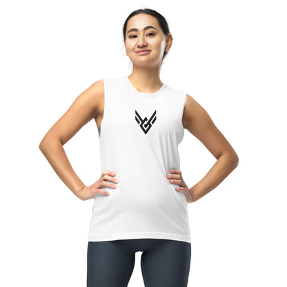 Victorious Classic Embroidered Tank Top (White)