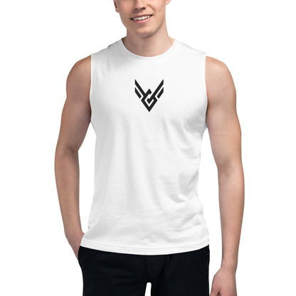 Victorious Classic Embroidered Tank Top (White)