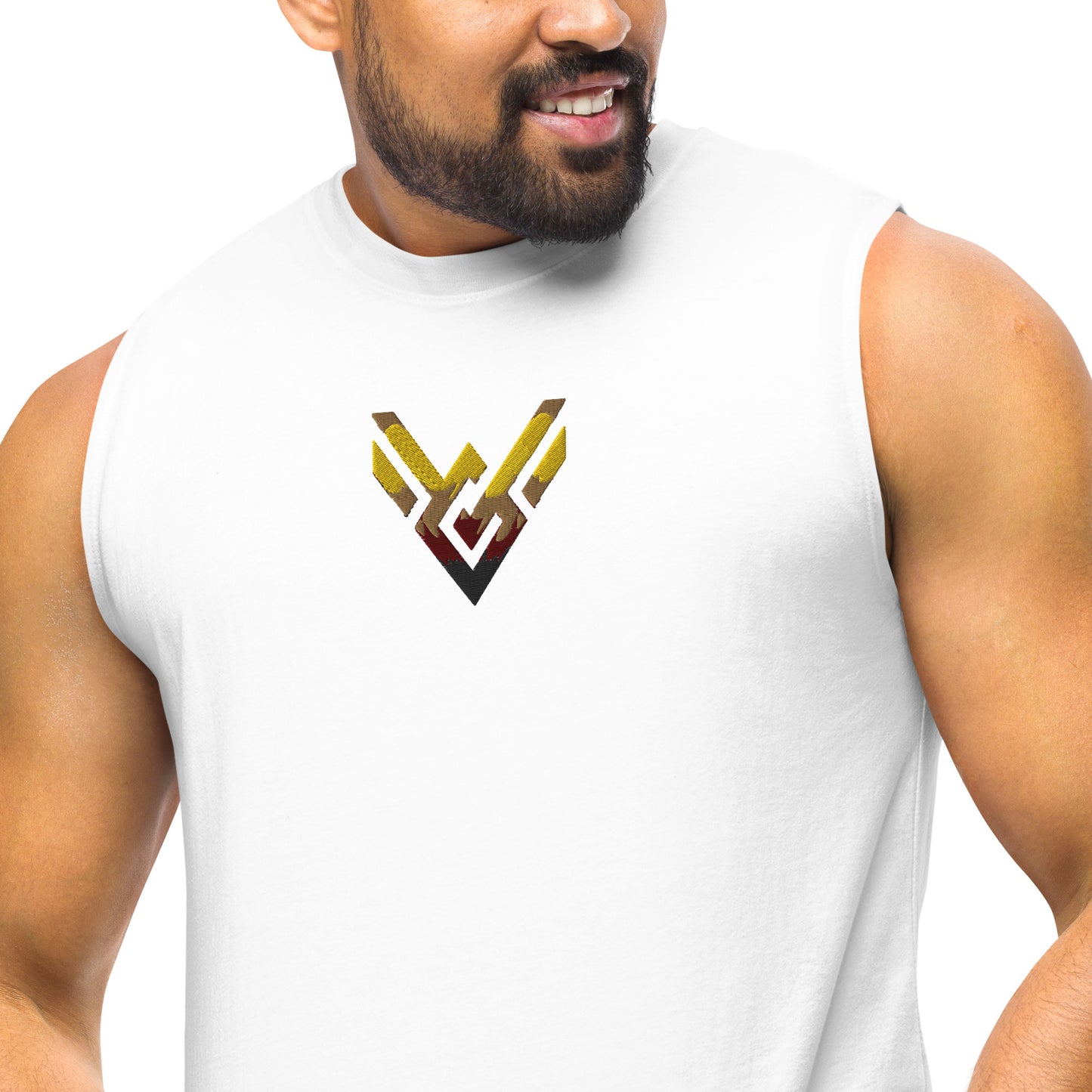 Victorious Classic Embroidered Tank Top (Golden)