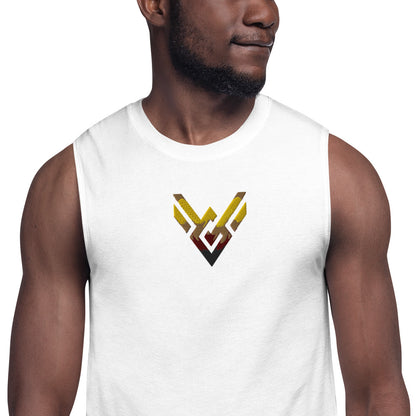 Victorious Classic Embroidered Tank Top (Golden)