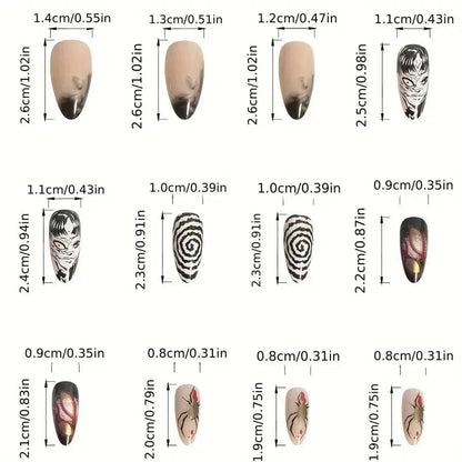Victorious Anime Horror Nail Set