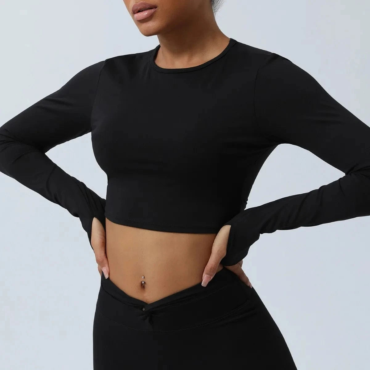 Victorious Artemis Running Top - Women's Back-Cross & Long Sleeve Gym Wear