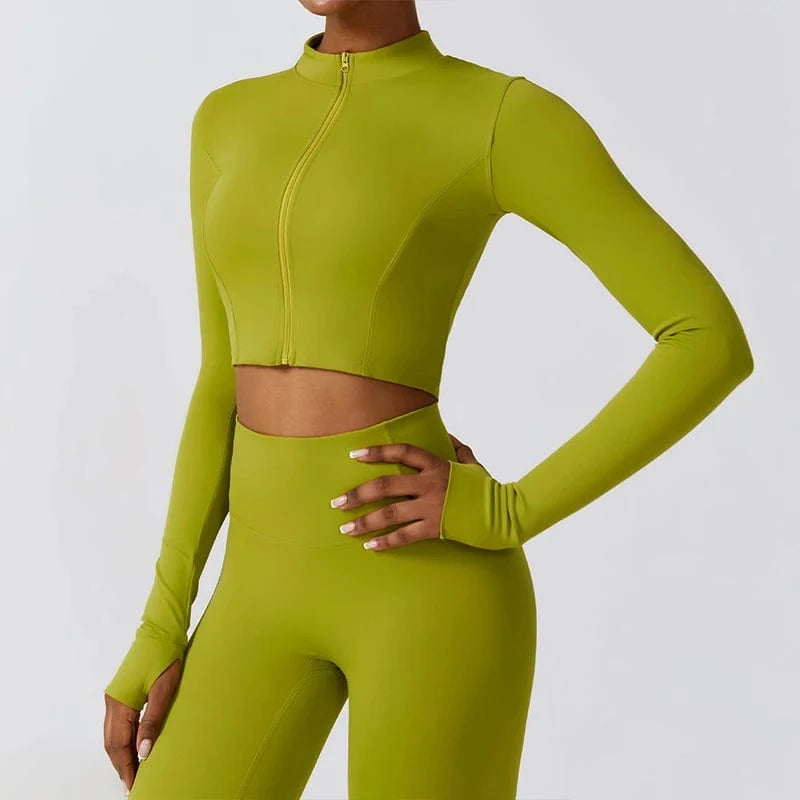 Victorious Aura Yoga Jacket - Women's Elasticity Running & Gym Zip-Up