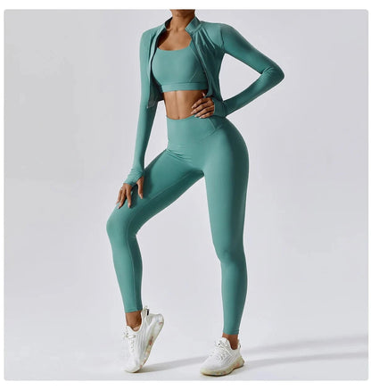 Victorious Aura Yoga Jacket - Women's Elasticity Running & Gym Zip-Up
