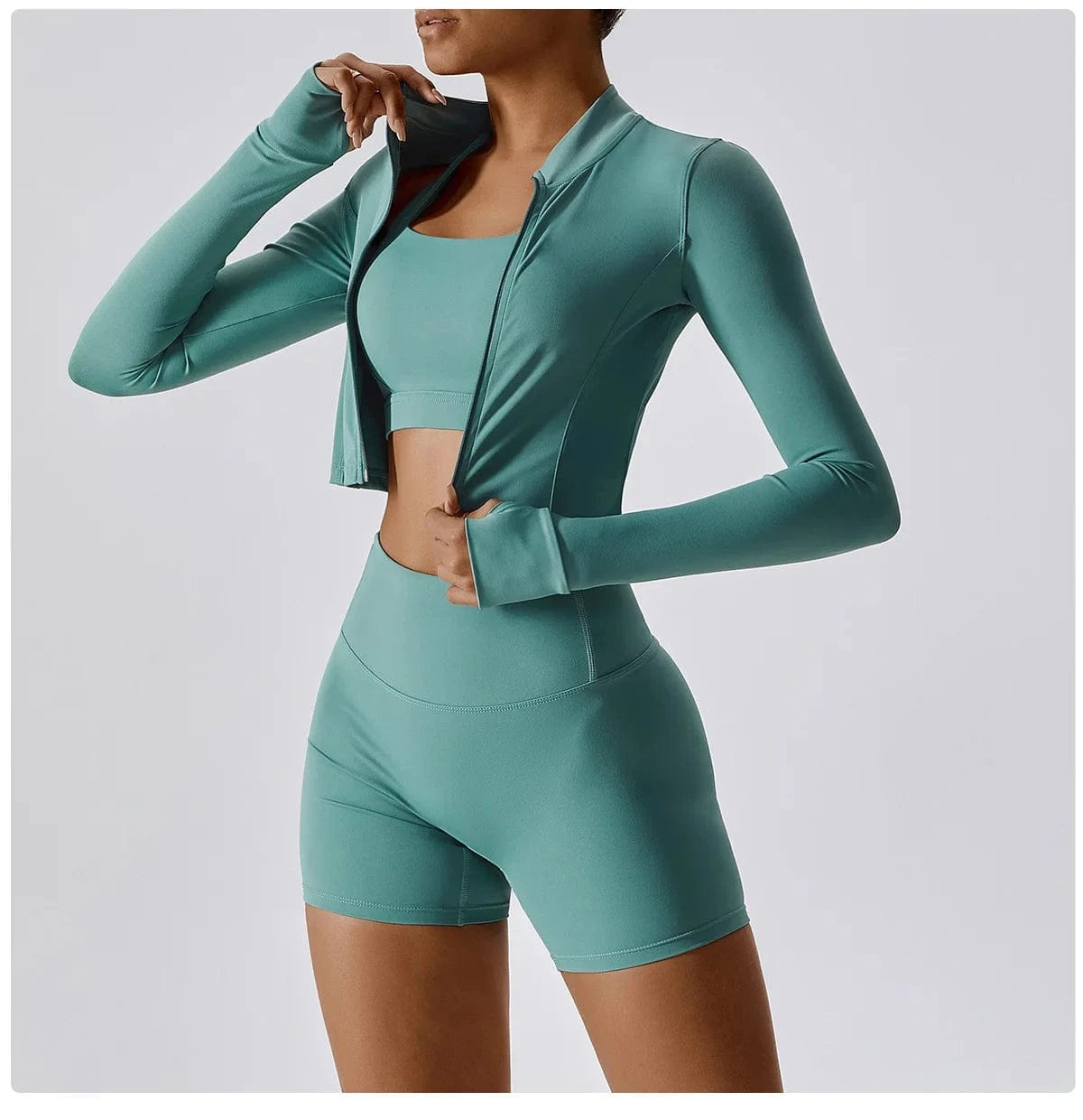 Victorious Aura Yoga Jacket - Women's Elasticity Running & Gym Zip-Up