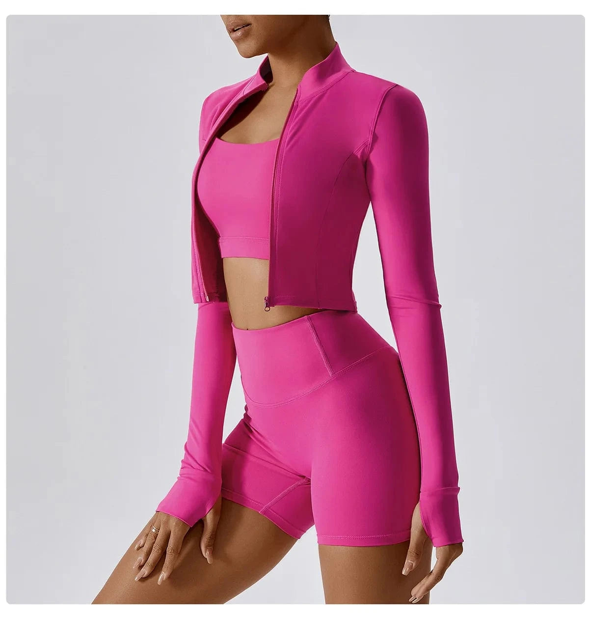 Victorious Aura Yoga Jacket - Women's Elasticity Running & Gym Zip-Up