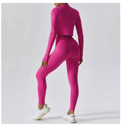 Victorious Aura Yoga Jacket - Women's Elasticity Running & Gym Zip-Up